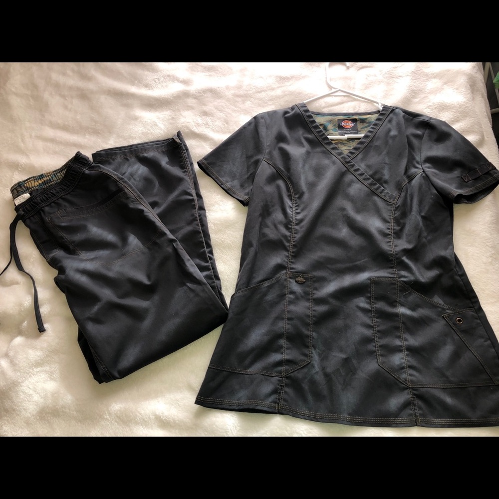 Charcoal Dickies Medical Scrubs